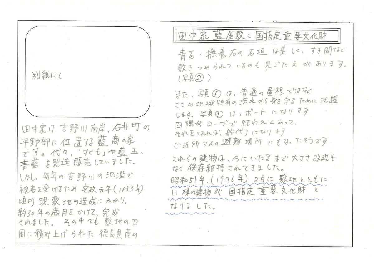 田中家藍屋敷①